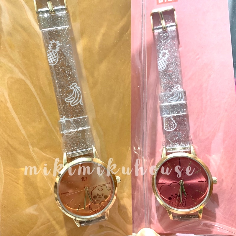 OFFICIA BT21 JUICY PVC WATCH BT21 JAM TANGAN