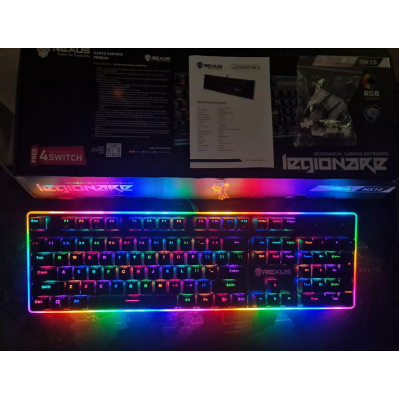 Rexus Legionare MX10 RGB Mechanical Gaming Keyboard