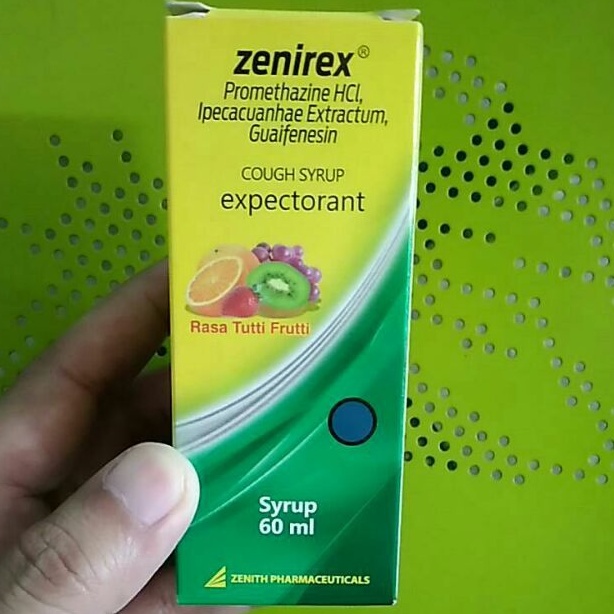 ZENIREX® Sirup 60 mL (Obat Batuk Berdahak, Batuk Alergi)