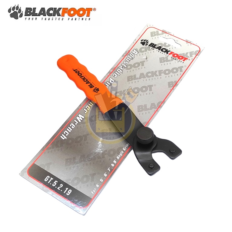 BLACKFOOT Adjustable Spanner Pin Kunci Mesin Gerinda Tangan / Kunci Gerinda Kunci Pembuka Kepala Gerinda / Kunci Gurinda Fleksibel Universal