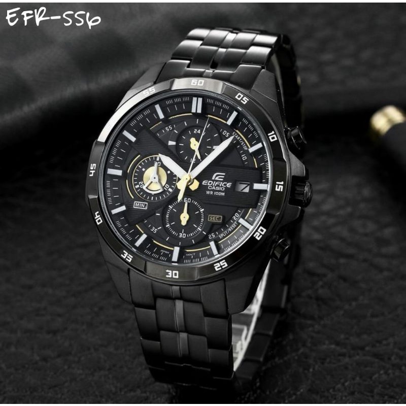 Jam tangan Casio Edifice EFR 556 baterai, mesin Miyota Japan with box Original