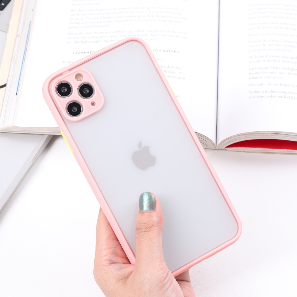 SOFT CASE VIVO V15 Y20 Y12i Y15 Y17 Y11 Y71 Y81 Y91C  Y91 Y93 Y95 Z1 PRO - SLIM HYBRID FULL CAMPRO-FH Pink