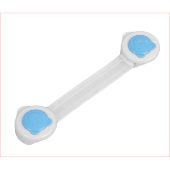 (NCS) PENGAMAN ELASTIS PINTU LEMARI LACI BENING MOTIF BULAT BERUANG SMILE