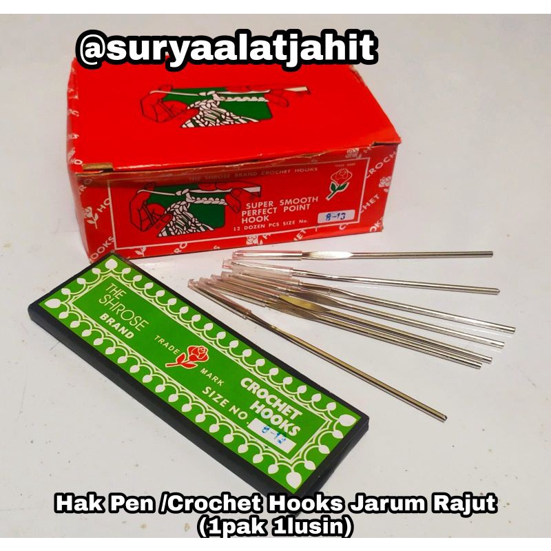 Hak Pen Cap shrose Jarum Rajut (1pak 1lusin) =rp.15.000/1lusin