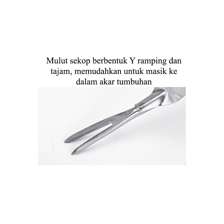 Alat Garpu Pembersih Cabut Rumput Liar Tanaman Garpu Pembersih Manual Stainless Steel Untuk Berkebun