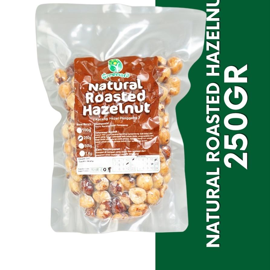 

Terlaris Roasted Natural Hazelnut 250gr / Kacang Hazelnut Panggang 250 gram
