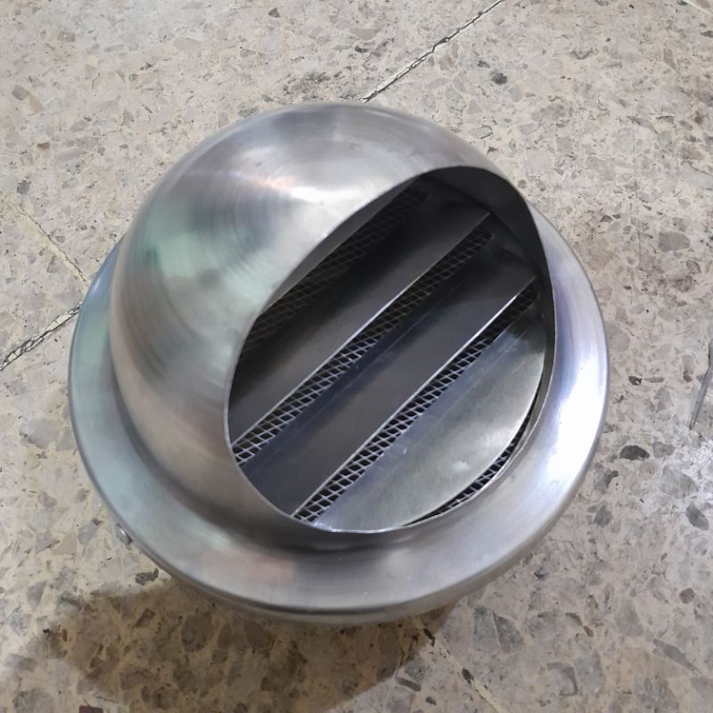 grill ducting exhaust fan 6" / tutup flexible ducting 6 inchi