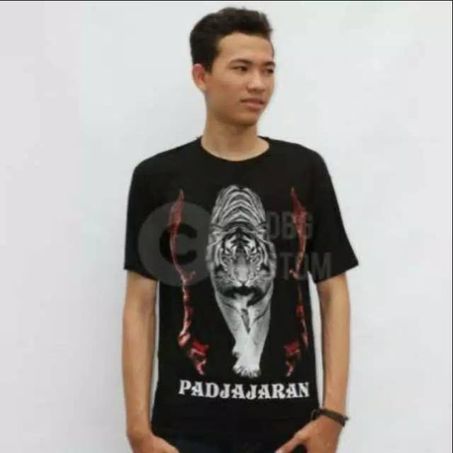 Kaos baju gambar maung padjajaran , maung bodas , macan putih