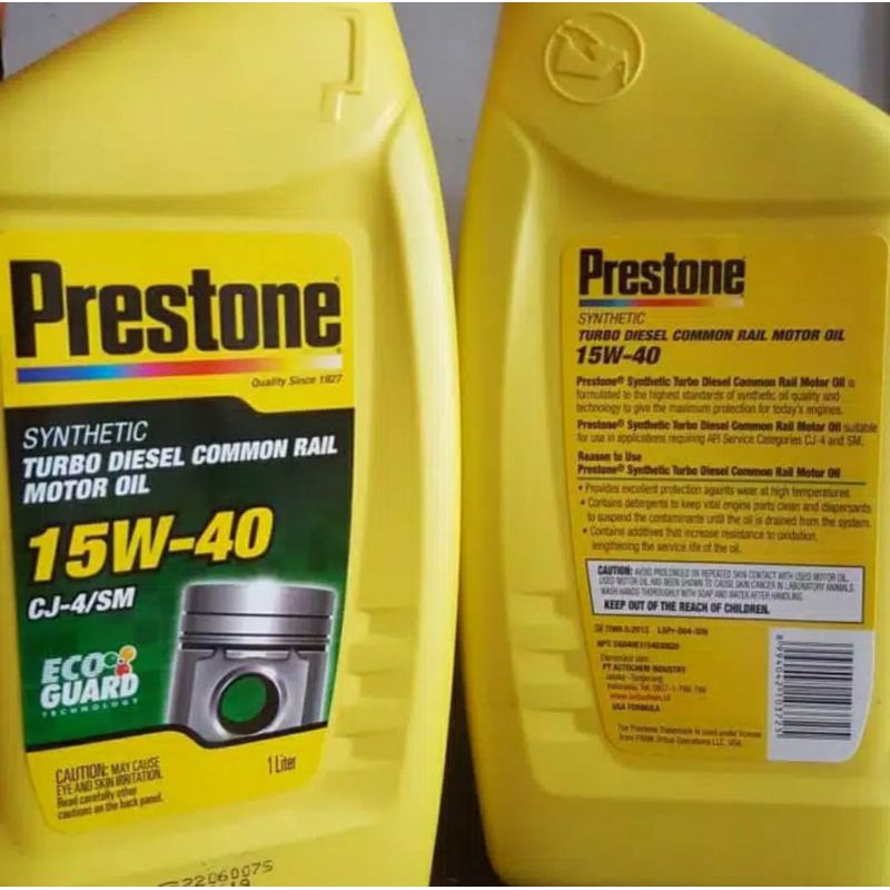 prestone oli 15w40 1 literan #oli diesel 15w 40