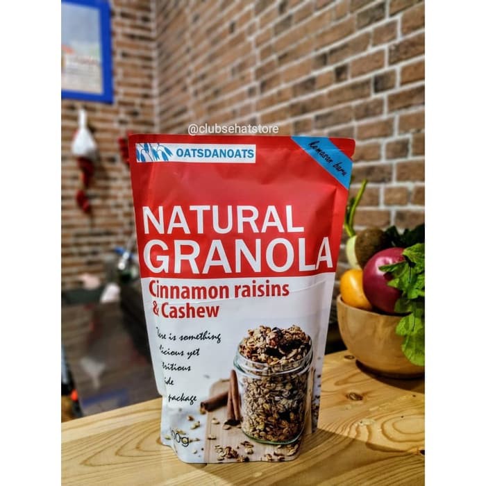 

Granola Kayu Manis, Kismis dan Kacang Mete / Sereal