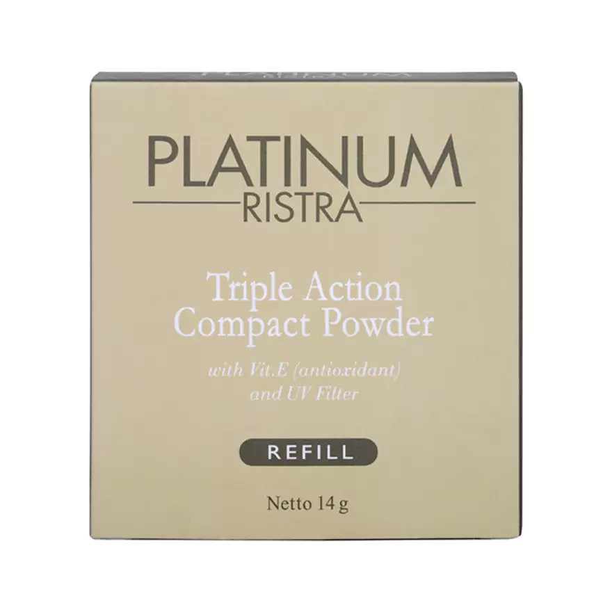 Ristra Platinum Triple Action Compact Refill Ivory 1