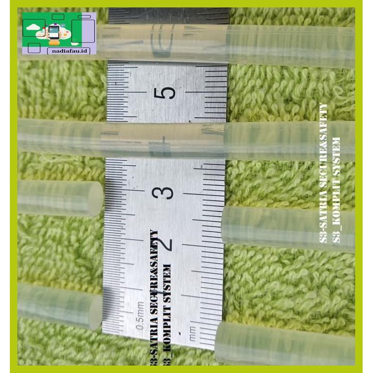 

R4E5Et- Glue Stick Clear Lem Tembak Kecil Stik Bening Refill Fyhf7T-
