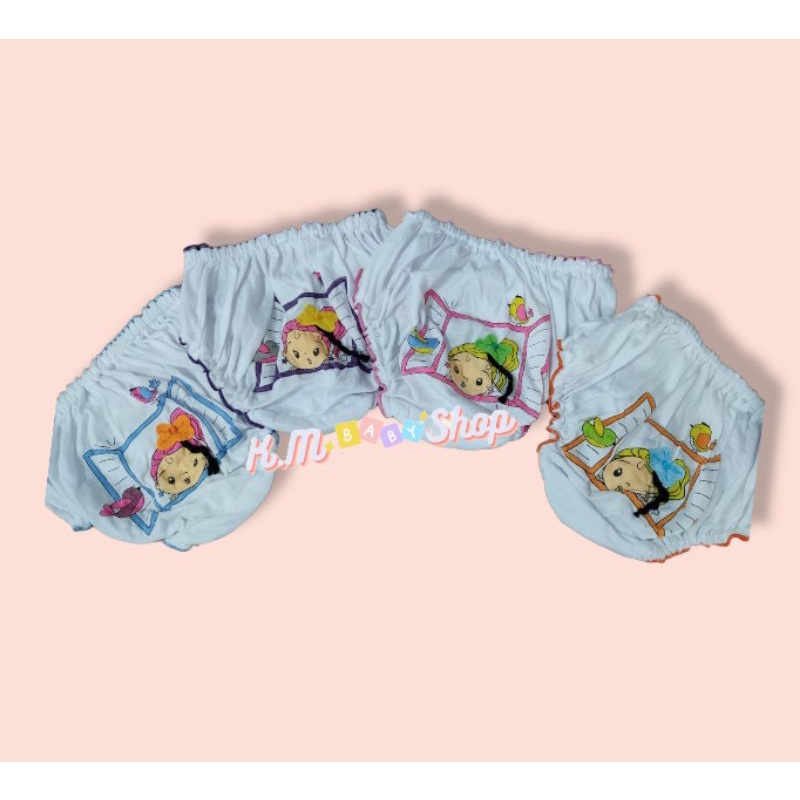 CD GN Anak Perempuan Rambut/Keriting Putih (4 PCS)