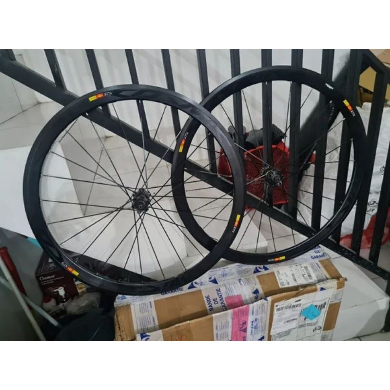 Wheelset Mavic Cosmic SLR 700c Disc Brake Alloy - Wheelset Road Bike 700 Cakram Six Hole