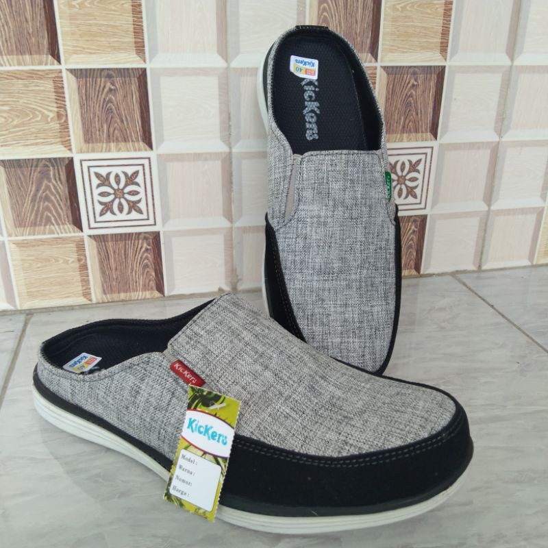 sepatu sandal selop pria sepatu sandal bustong solnya ga licin