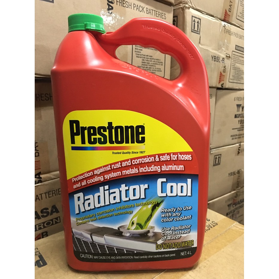 AIR RADIATOR COOLANT PRESTONE Cairan hijau - 4 LITER