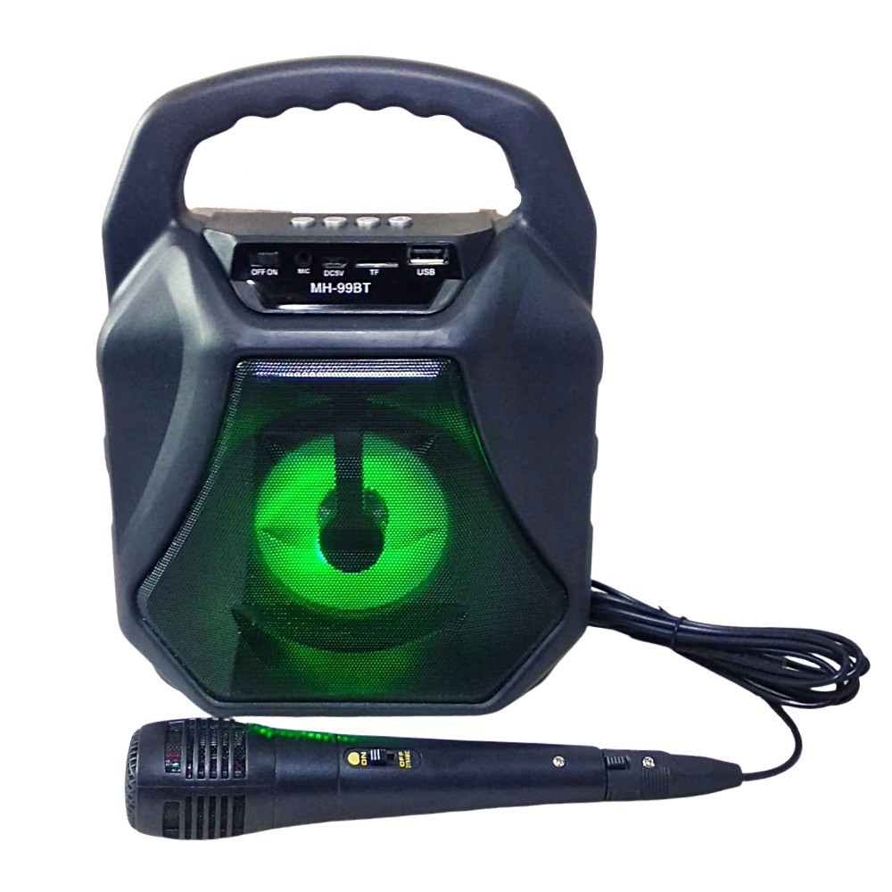 Kiseki Speaker Bluetooth Mp3 Karaoke Kiseki Mh-99Bt + mic Speaker Portable Termurah ( Bonus Mic )