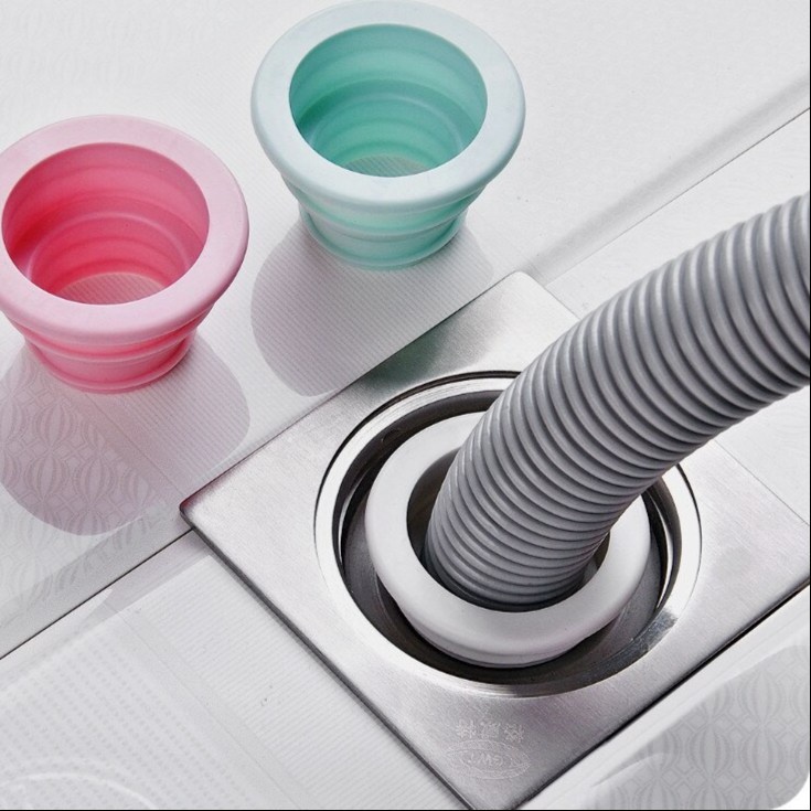 Silicone Seal Ring Floor Drain Mesin Cuci || HC Connector || HC Konektor || Sambungan Pembuangan Air Selang Mesin Cuci