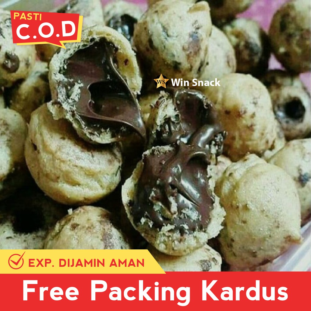 

snack kiloan kue sus coklat 125 gram makanan ringan camilan cemilan jajanan murah