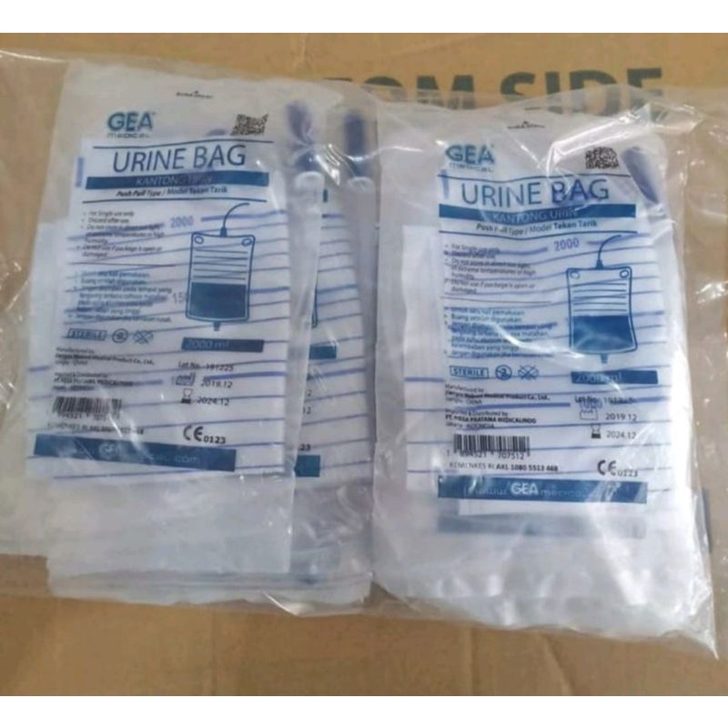 Urine Bag / Kantong Pipis GEA Per Pack isi 10 Pcs