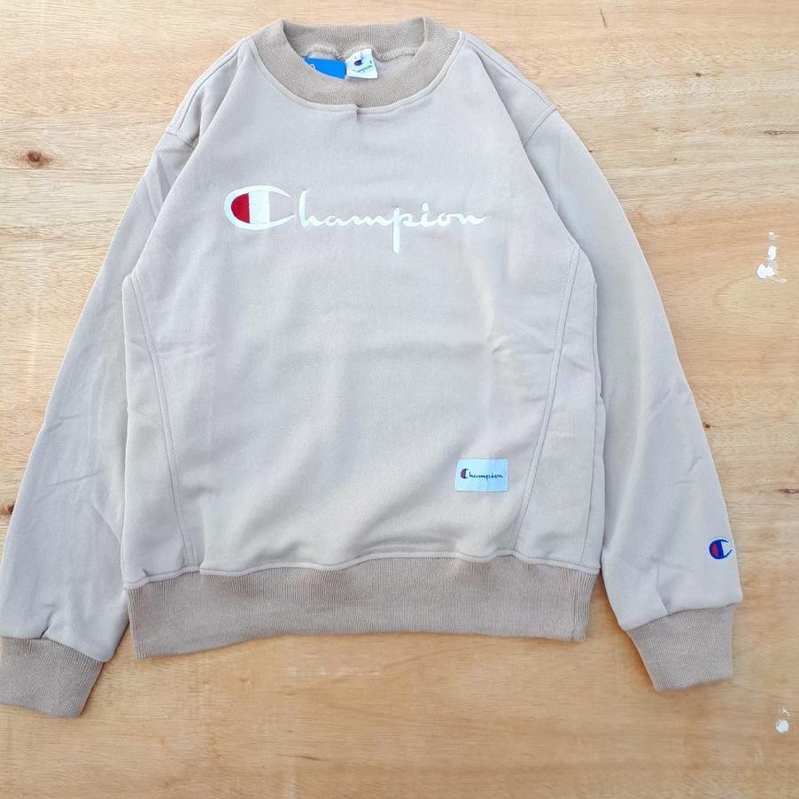 champion crewneck big logo