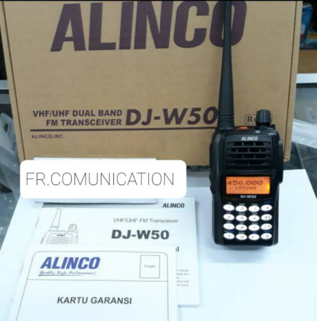 ALINCO DJ W50 ORIGINAL HT ALINCO DJ-W50 DUALBAND PENGGANTI ALINCO W500