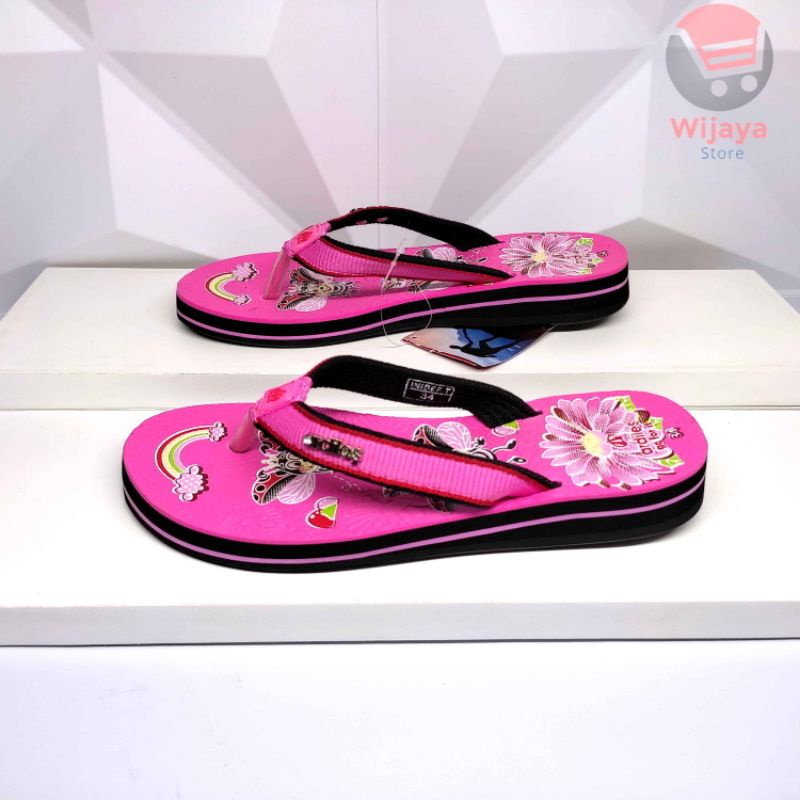 ARDILES INIBEE Sandal Anak Perempuan Original Sendal Jepit Trendy untuk Anak Cewek