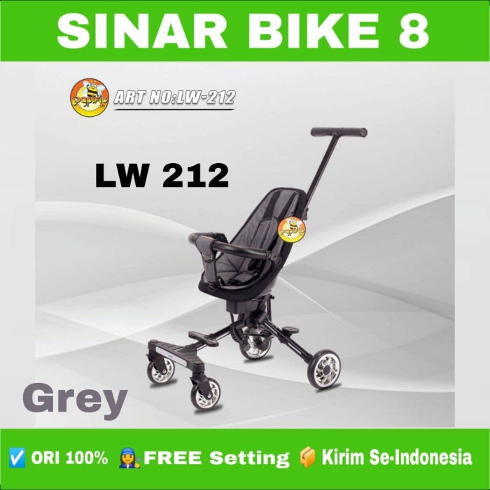 Kereta Dorong Anak Bayi Baby Stoller PACIFIC LW 212 Kursi Putar