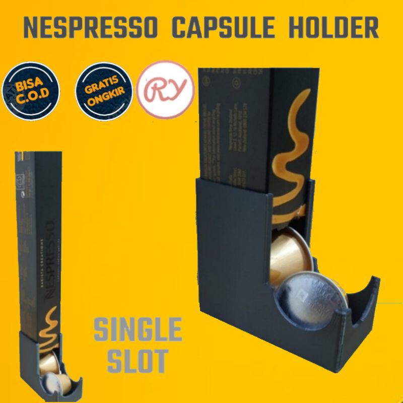 Nespresso Kapsul Capsule Dispenser Holder Single Slot For Nespresso Coffee Capsules