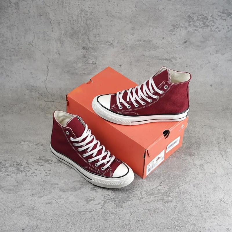 Sepatu Converse 70s High Maroon Burgundy/Converse 70s Dark Red High/ Converse 70s Maroon