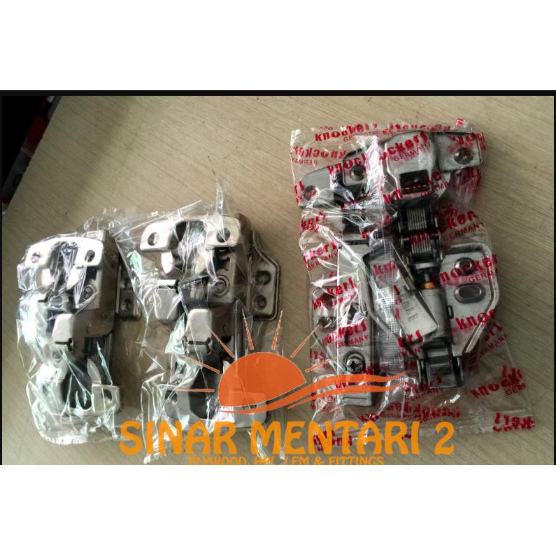 Engsel Knokers Full Bengkok Soft Closing
