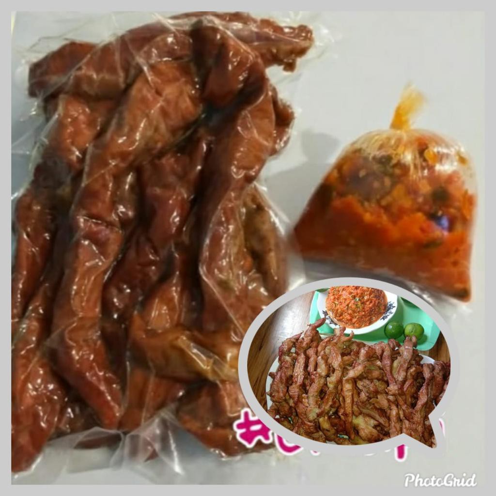

Sei Babi Khas Kupang / Babi Asap Kupang + Sambal Luat, NON HALAL