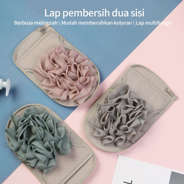 [KK] Shower Puff Spons Mandi Sponge Lembut Bath Sponge Shower puff premium Sarung Tangan Mandi Scrubber Exfoliating Gosok Badan