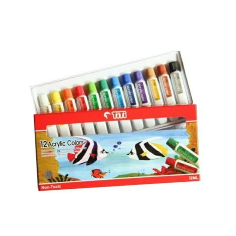 

CAT ACRYLIC 12 WARNA MERK JOYKO [ TITI ]