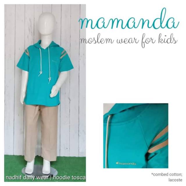 Koko Anak Kaos Hoodie Mamanda l Nadhif Daily Wear Hoodie Mustard Tosca