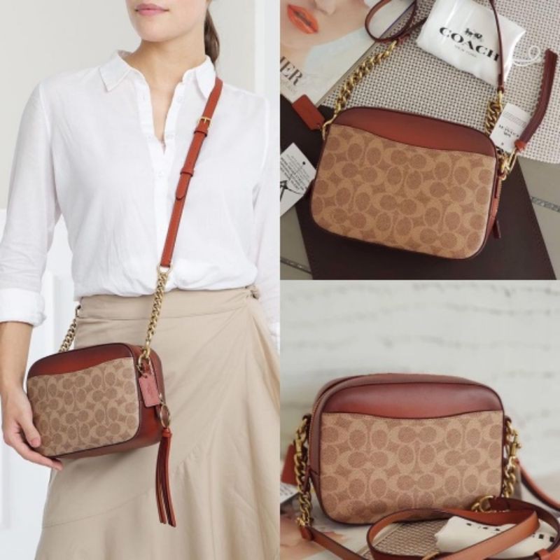 Tas Coach Original - Camera Bag Tan Rust