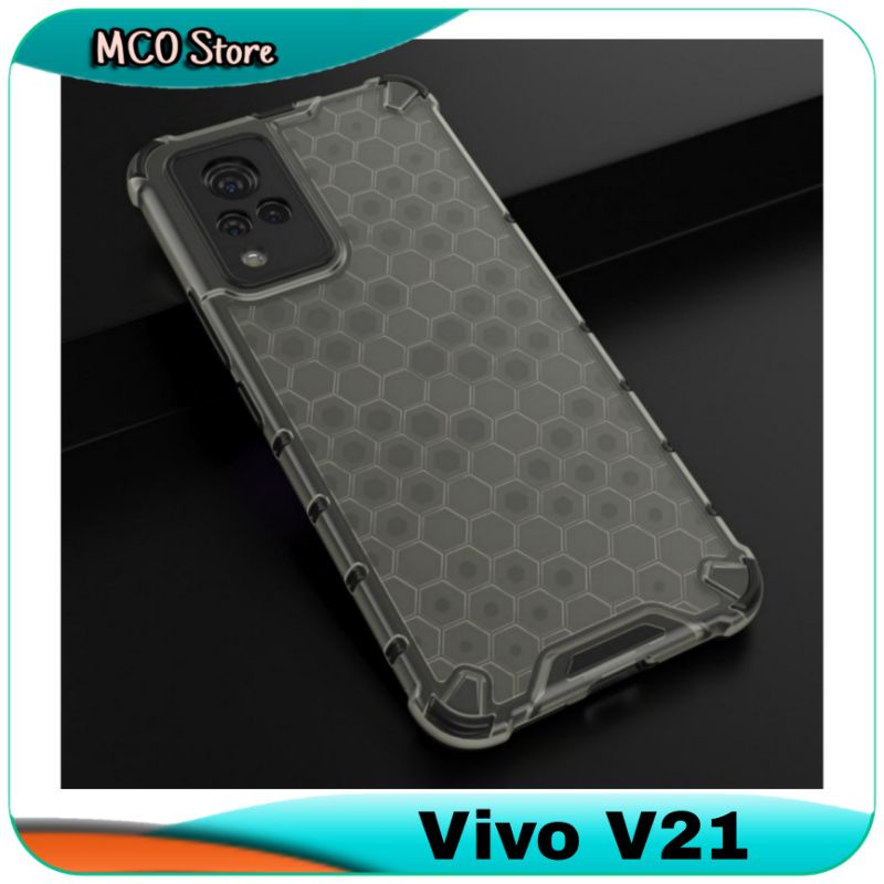 Casing Vivo V21 5G V21 4G Honeycomb Shockproof Phone Case