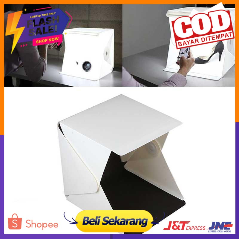 Photo Studio Foto Mini dengan Lampu LED