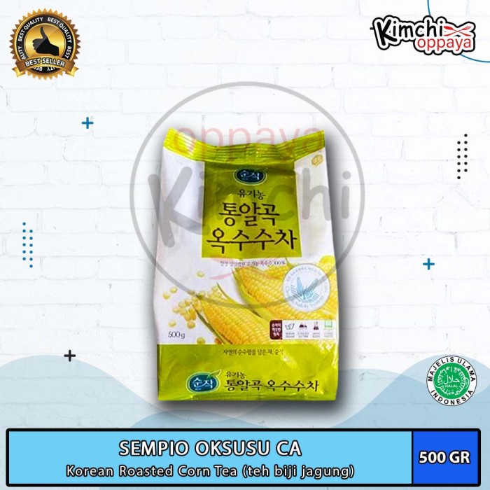 

DISKON - (BISA COD) Korean Roasted Corn Tea Teh Biji Jagung Korea 500g - Oksusu Ca Korea