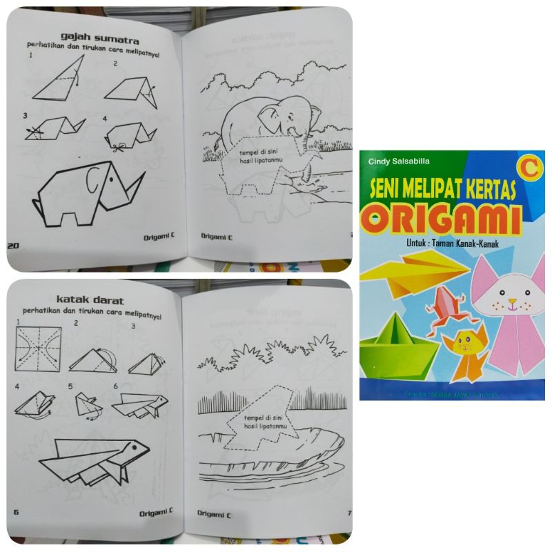 Buku Seni Melipat Kertas Origami - SERBA JAYA