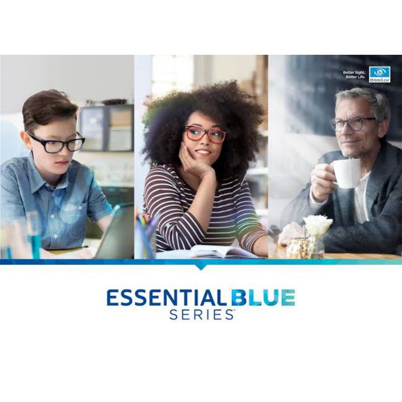 Lensa kacamata Essilor Progresif ESSENTIAL EVERYDAY 1.67 BLUE CUT UV 420