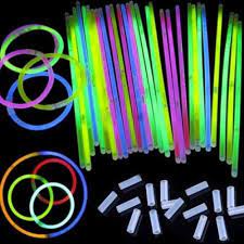 Glow Stick Isi 50 Karet Berwarna Stickfosfor Trendy Dan Kekinian Glow In The Dark Stick Glowing