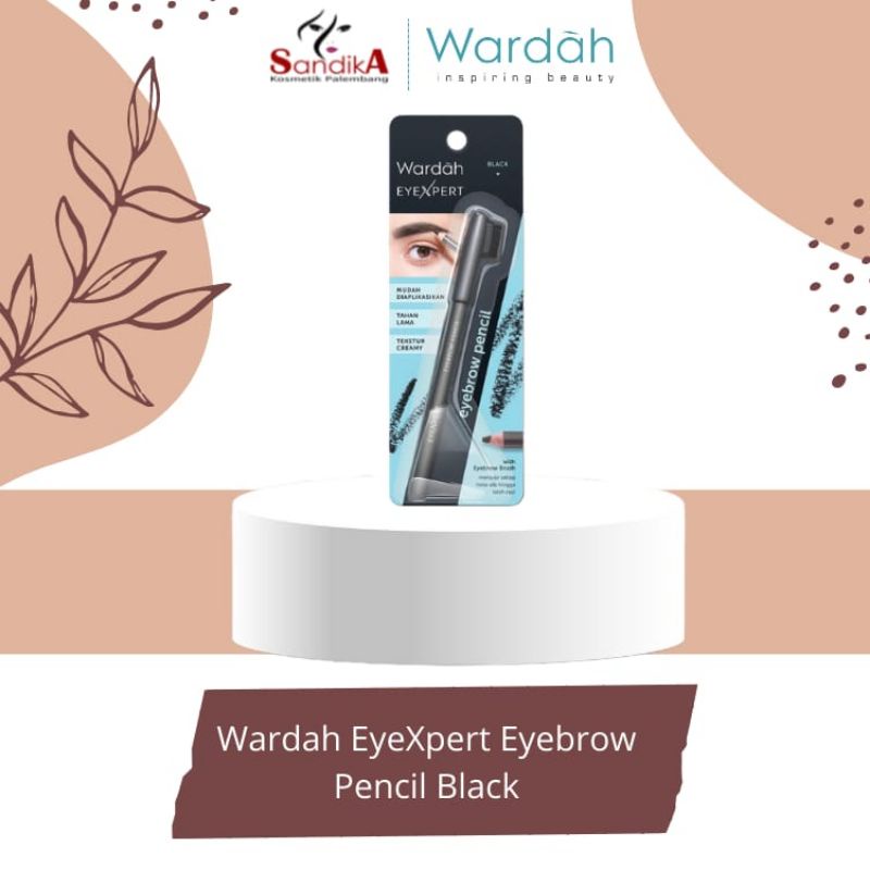 Wardah Eyexpert Eyebrow Pensil Alis (100% Original)