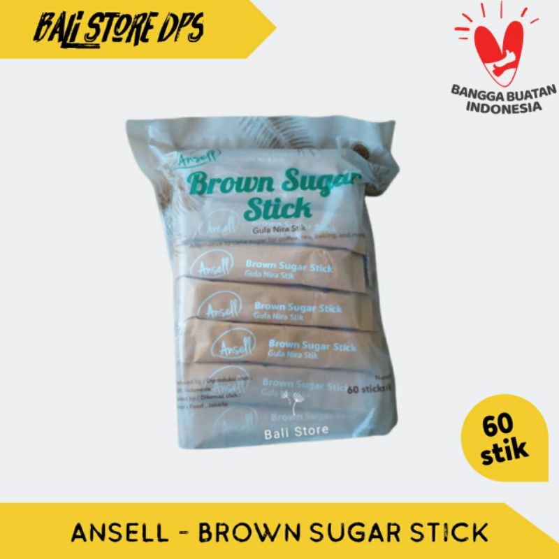 

ANSELL ORGANIC BROWN SUGAR 60 STICK ORGANIK GULA MERAH DENPASAR BALI