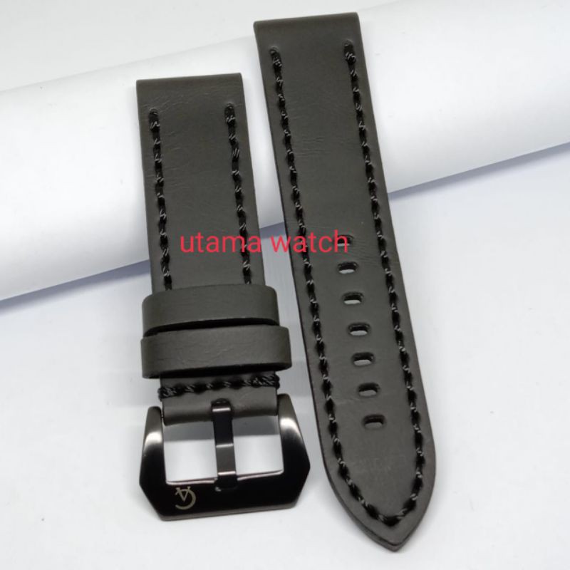 STRAP TALI JAM EXP &amp; Alexandre Christie  HITAM COKLAT 22 24 MM STRAP TALI JAM TANGAN ARLOJI