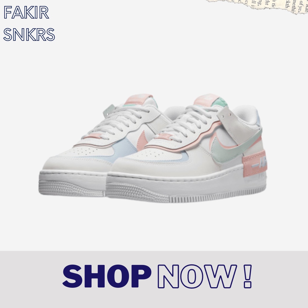 AIR FORCE 1 shadow white mint