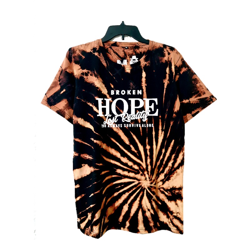 BAJU KAOS/T-SHIRT TIE DYE PRIA WANITA &quot;HOPE&quot; ORIGINAL PREMIUM TIE DYE / KAOS SABLON By Mystericou