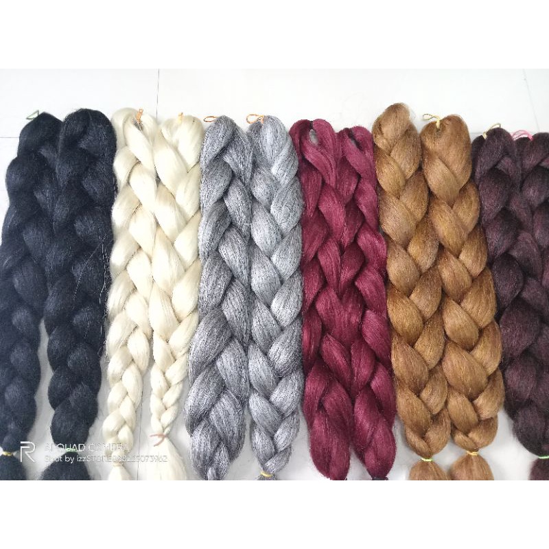 RAMBUT SAMBUNG Sintetis IKAT TENGAH AFRIKA 1 WARNA