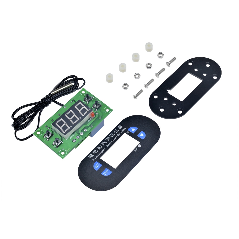 Termostat Digital W1308 12v Dengan Sensor Alarm Dan Probe Warna Biru