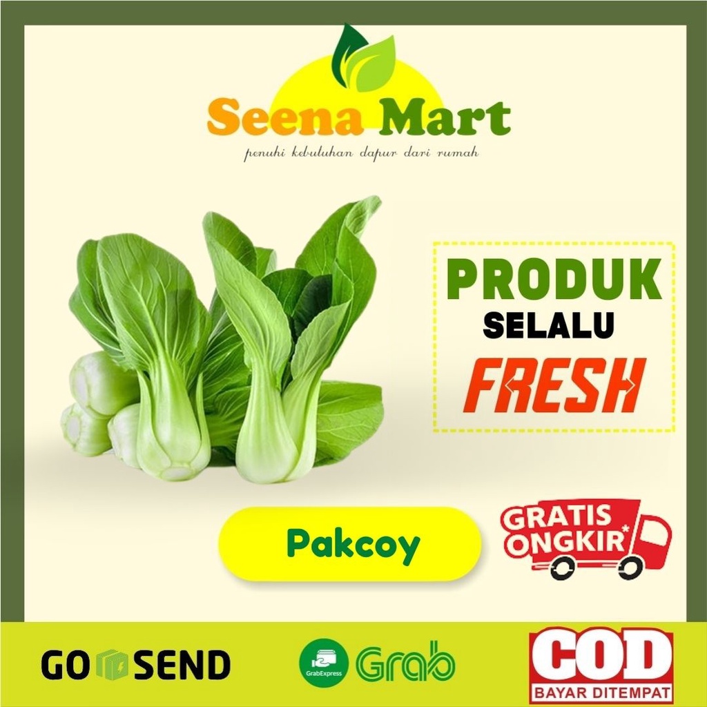 

Pakcoy Bok Choy Bokcoy Pakchoy Sayuran Segar Sawi Sendok